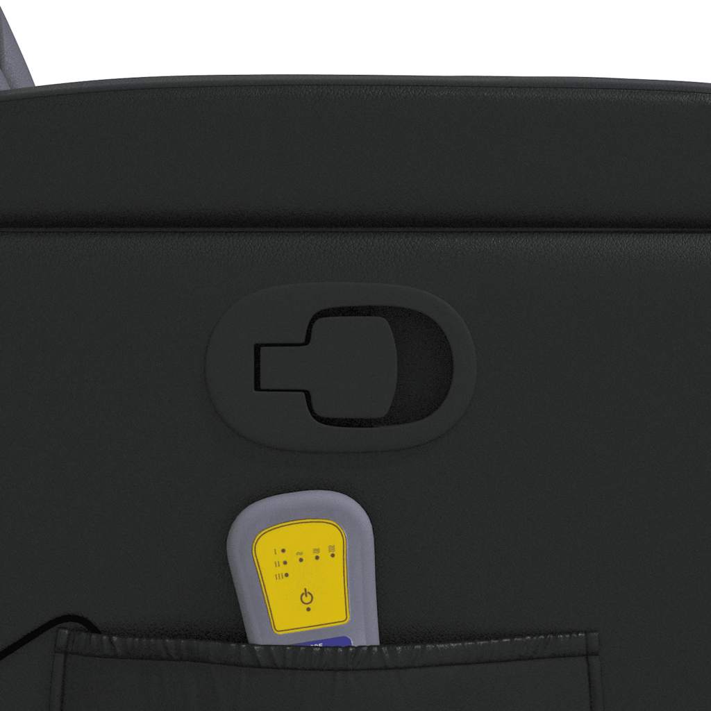 Fauteuil de massage inclinable Noir Similicuir - XIOS