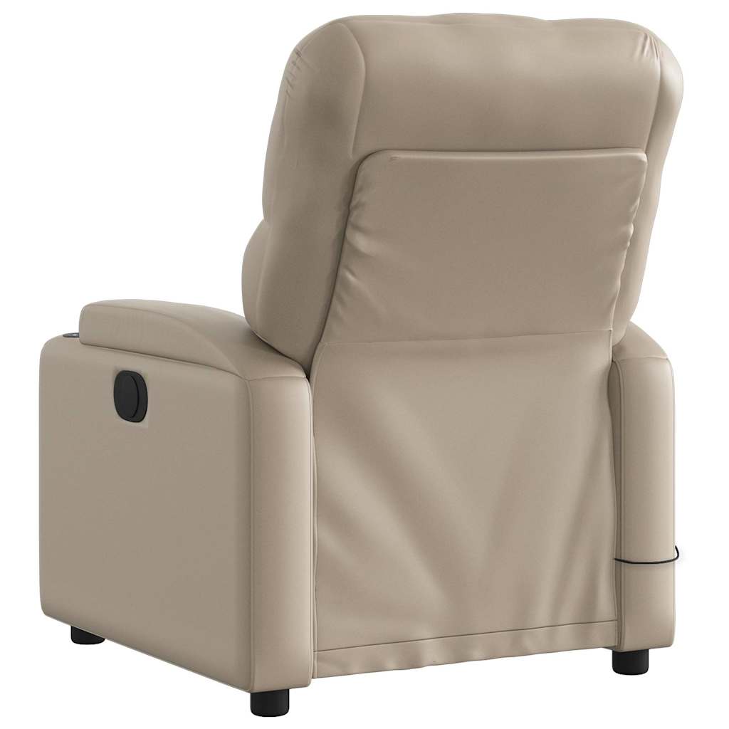 Fauteuil de massage inclinable Cappuccino Similicuir - XIOS