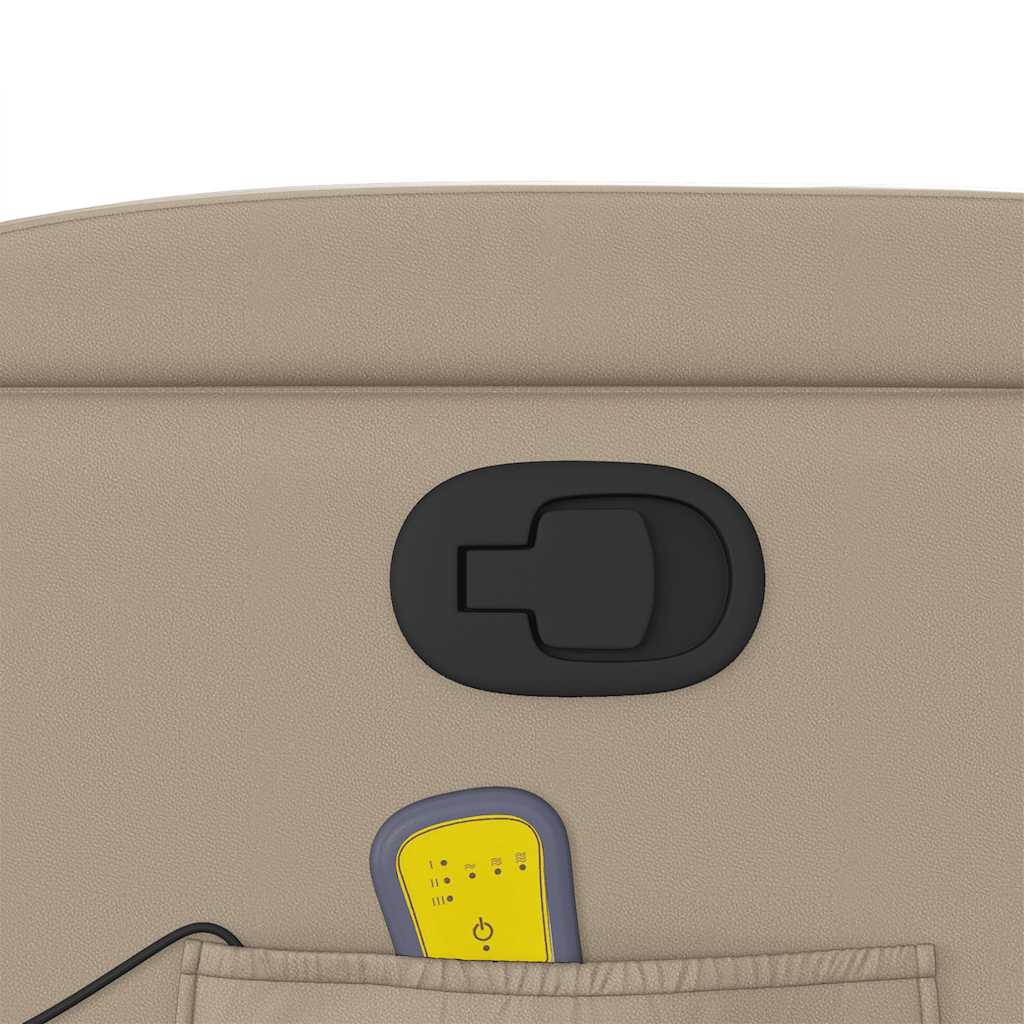 Fauteuil de massage inclinable Cappuccino Similicuir - XIOS