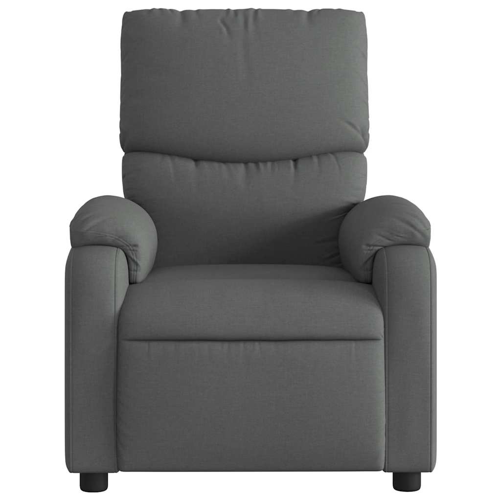 Fauteuil inclinable Gris foncé Tissu - XIOS