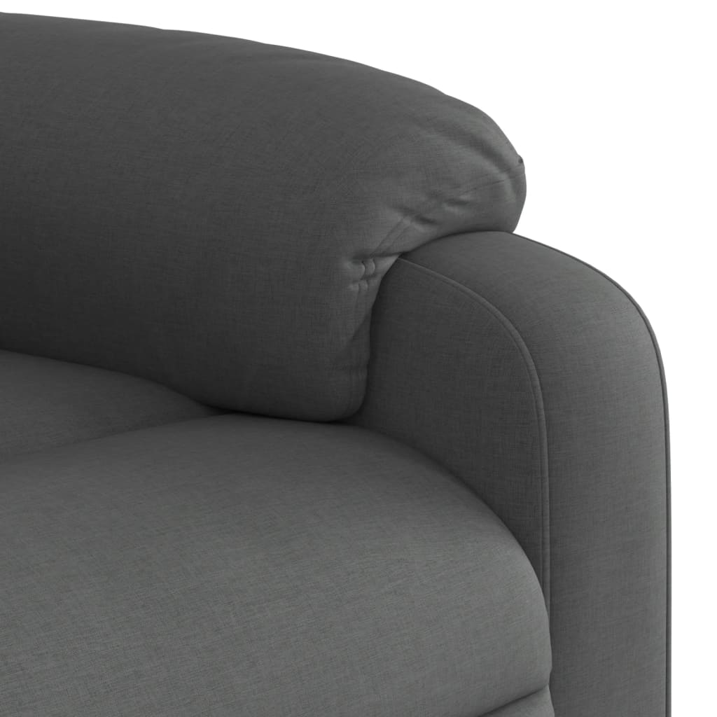 Fauteuil inclinable Gris foncé Tissu - XIOS
