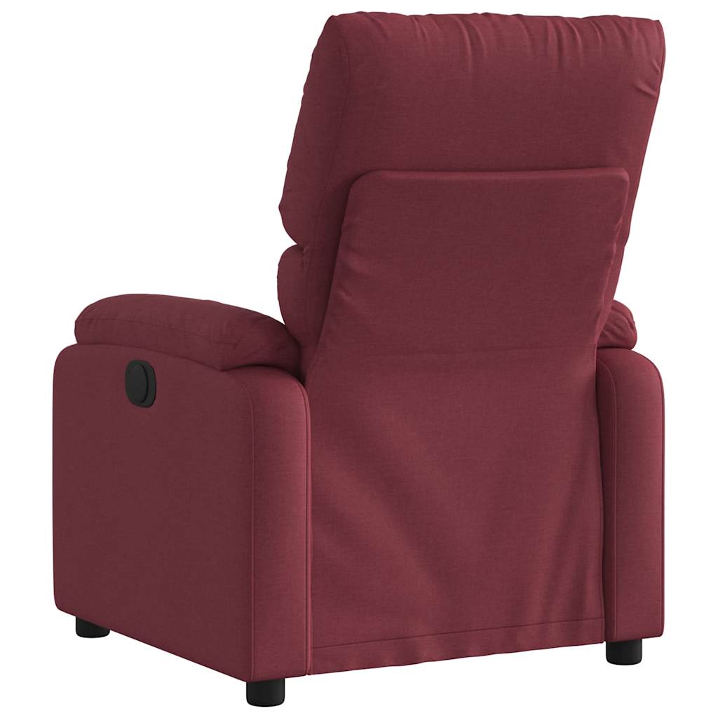 Fauteuil inclinable Rouge bordeaux Tissu - XIOS