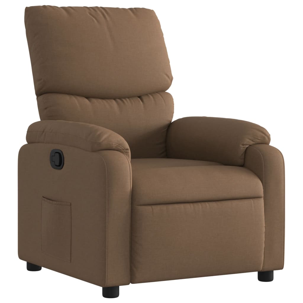 Fauteuil inclinable Marron Tissu - XIOS