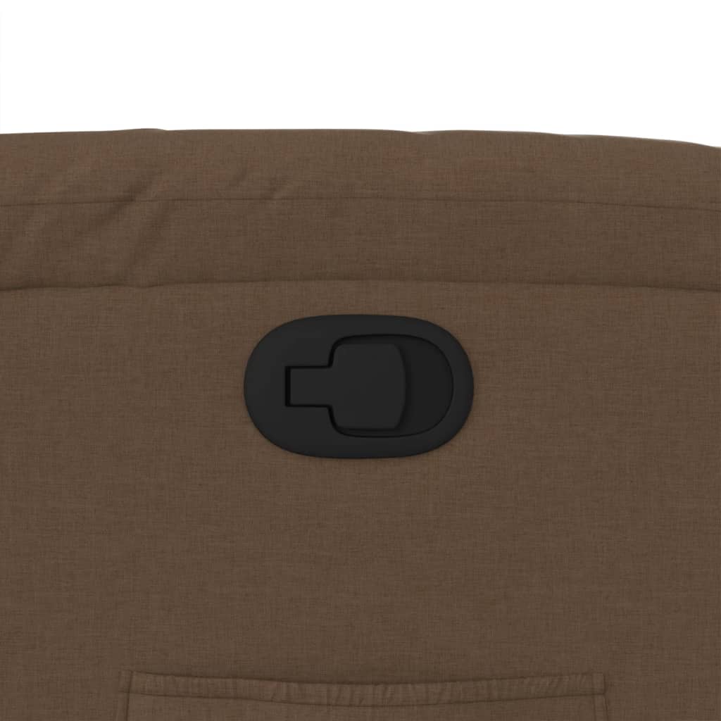 Fauteuil inclinable Marron Tissu - XIOS