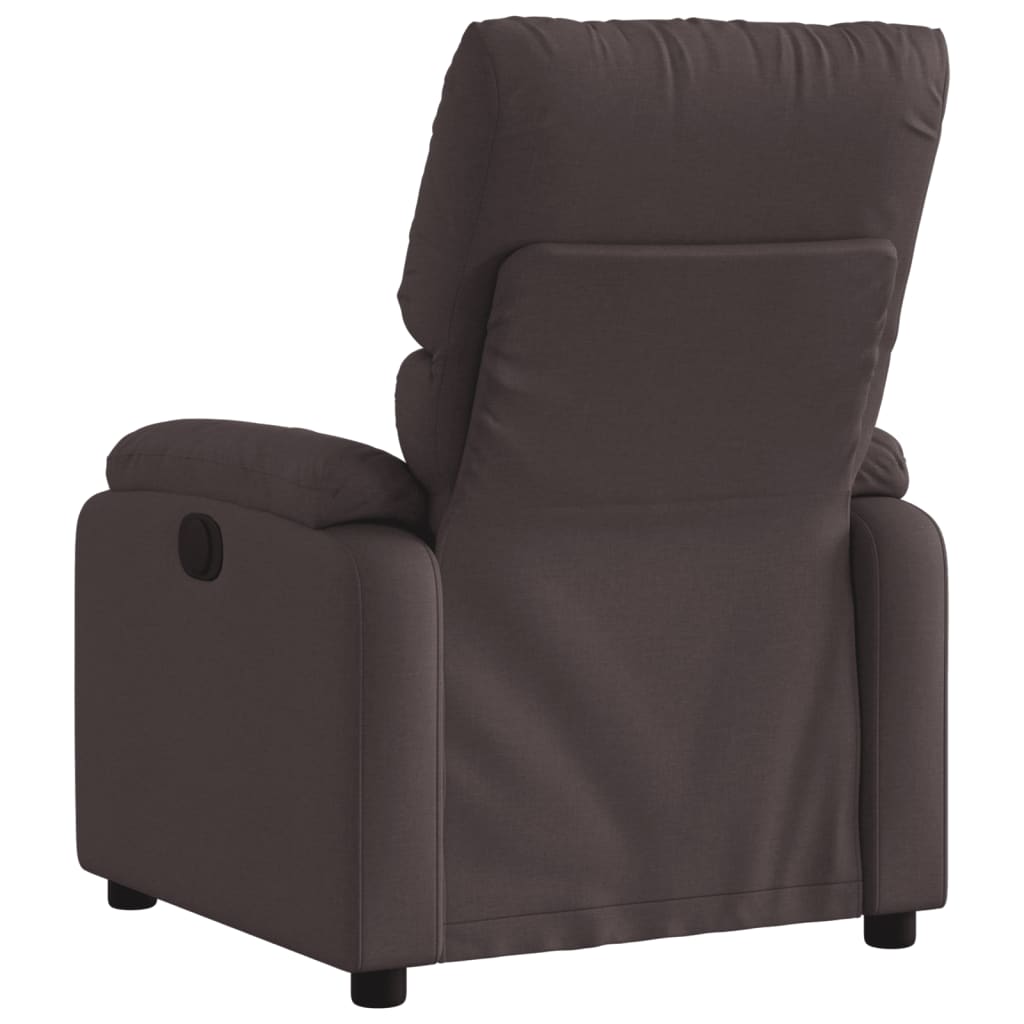Fauteuil inclinable Marron foncé Tissu - XIOS