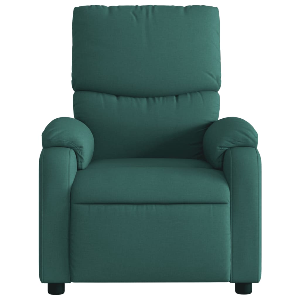 Fauteuil inclinable Vert foncé Tissu - XIOS
