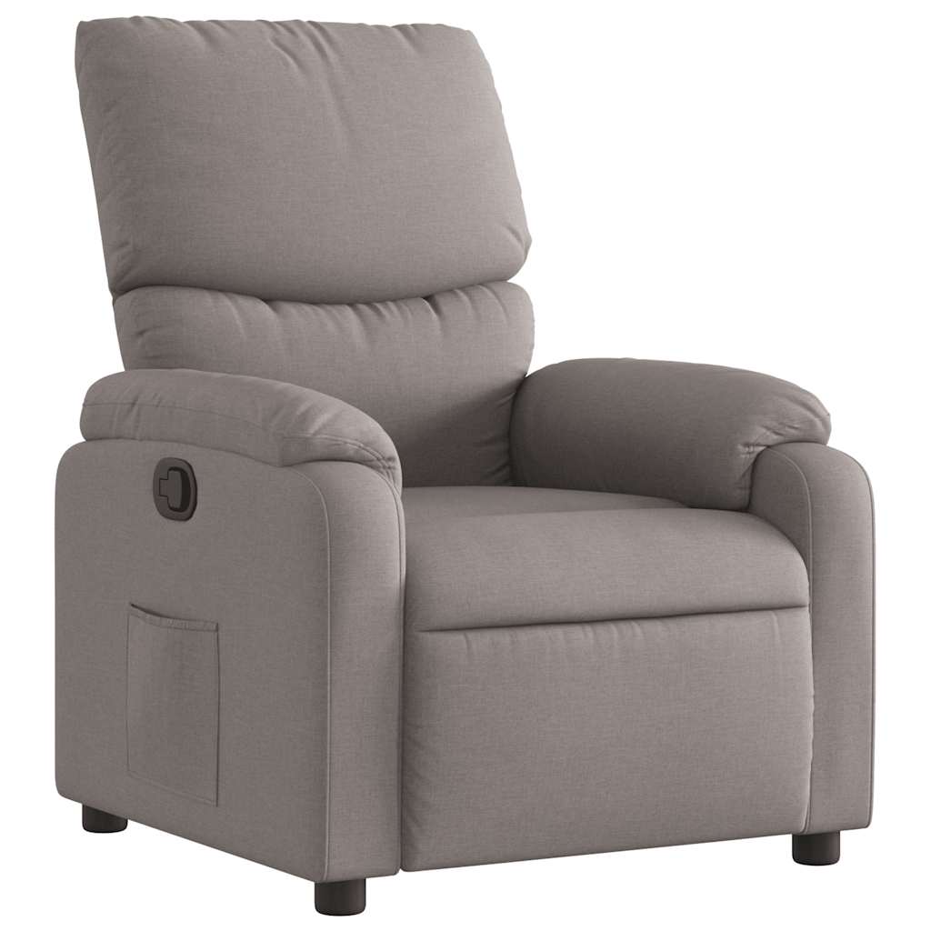 Fauteuil inclinable Taupe Tissu - XIOS
