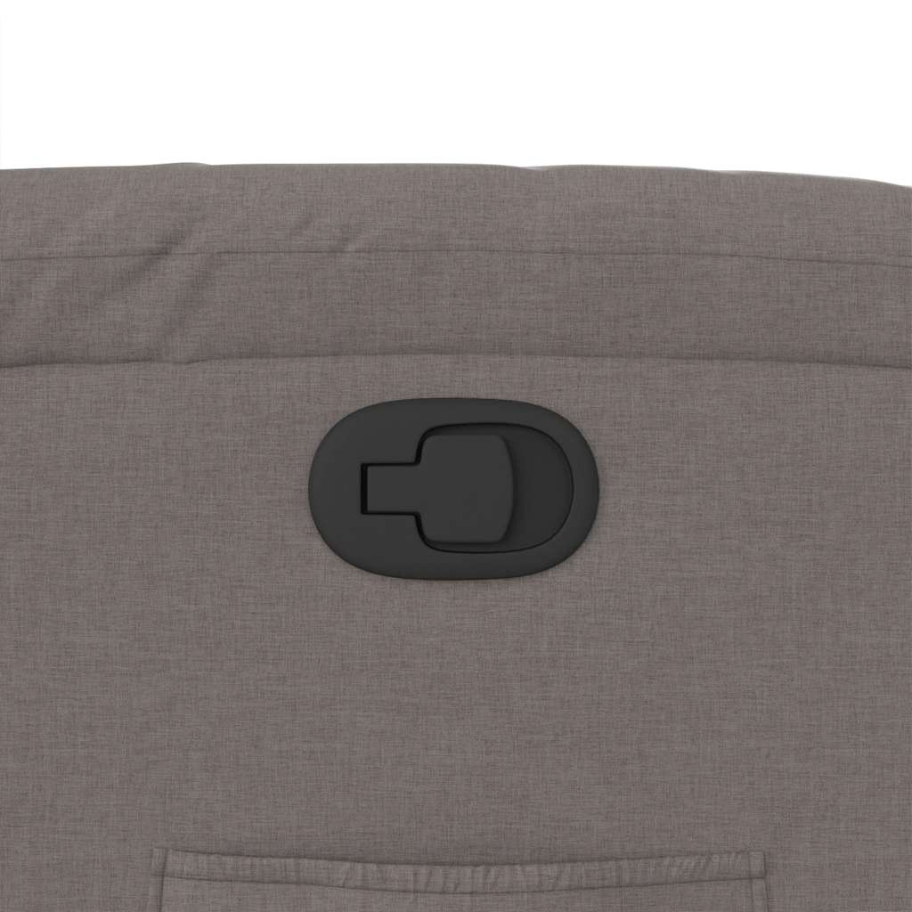 Fauteuil inclinable Taupe Tissu - XIOS