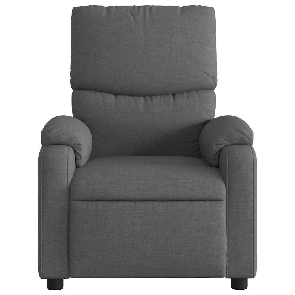 Fauteuil de massage inclinable Gris foncé Tissu - XIOS
