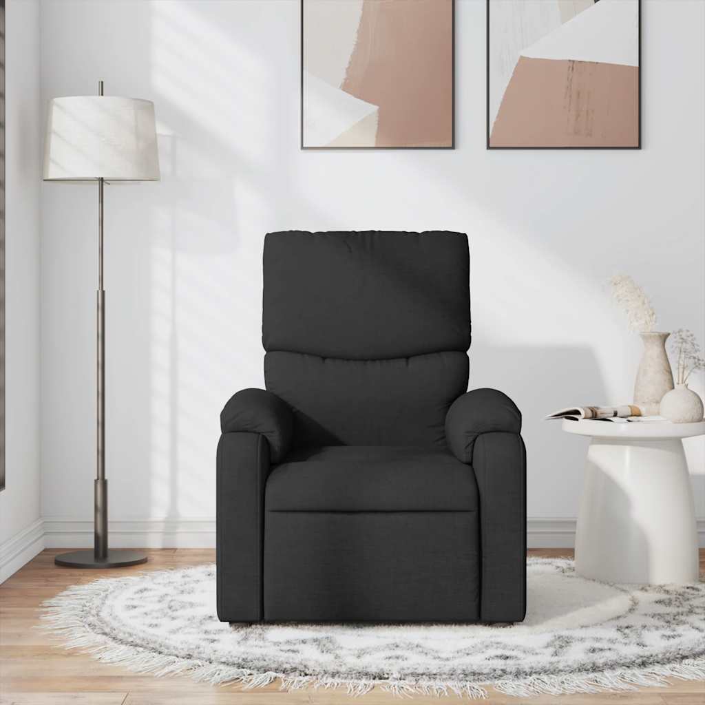Fauteuil de massage inclinable Noir Tissu - XIOS