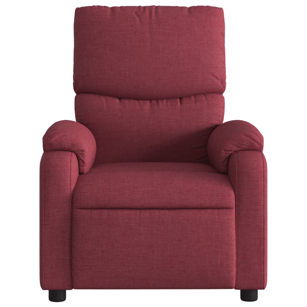 Fauteuil de massage inclinable Rouge bordeaux Tissu - XIOS