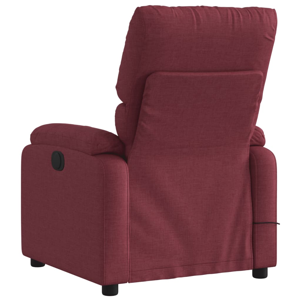 Fauteuil de massage inclinable Rouge bordeaux Tissu - XIOS