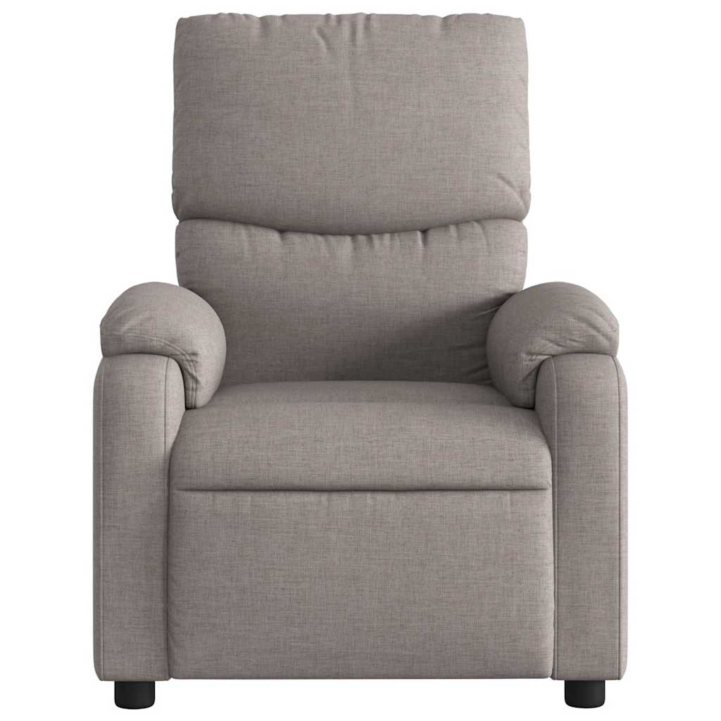 Fauteuil de massage inclinable Taupe Tissu - XIOS