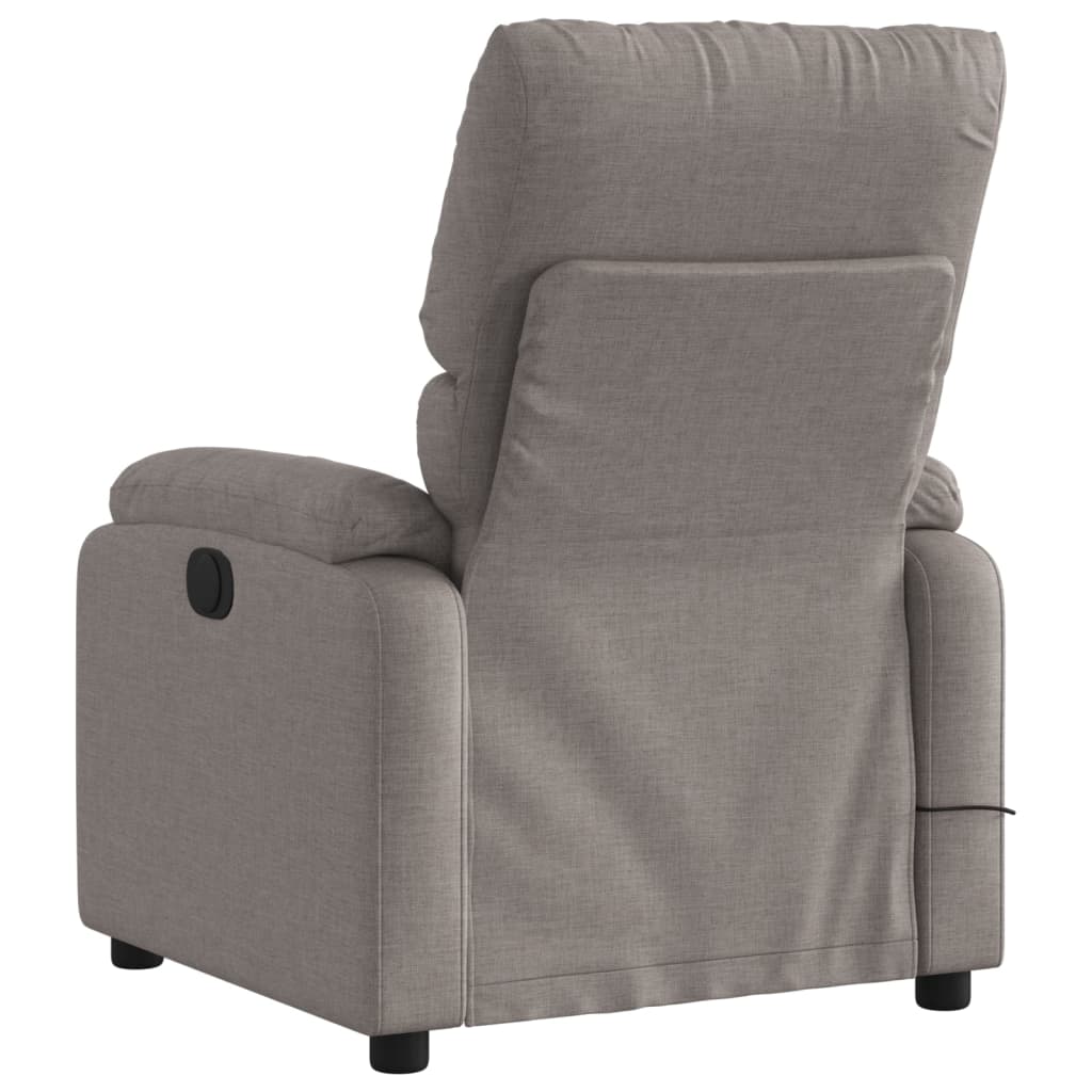Fauteuil de massage inclinable Taupe Tissu - XIOS