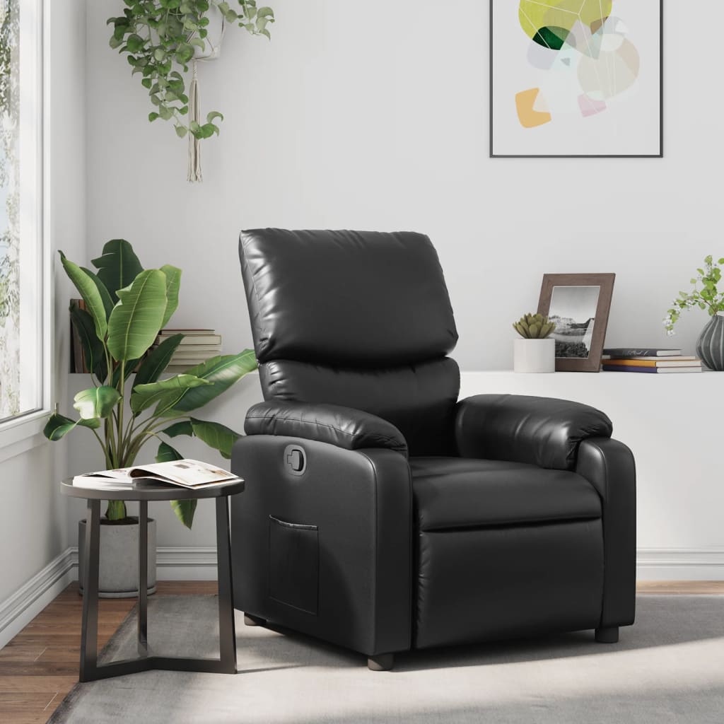 Fauteuil inclinable Noir Similicuir - XIOS