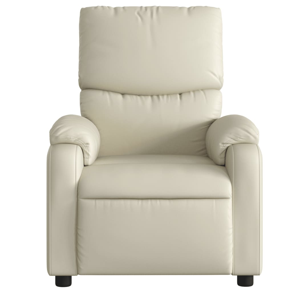 Fauteuil inclinable Crème Similicuir - XIOS