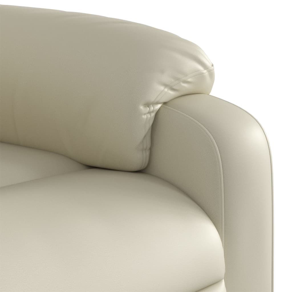 Fauteuil inclinable Crème Similicuir - XIOS
