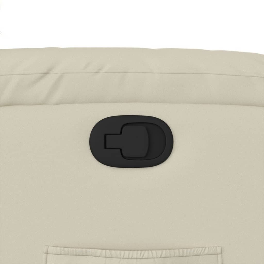 Fauteuil inclinable Crème Similicuir - XIOS