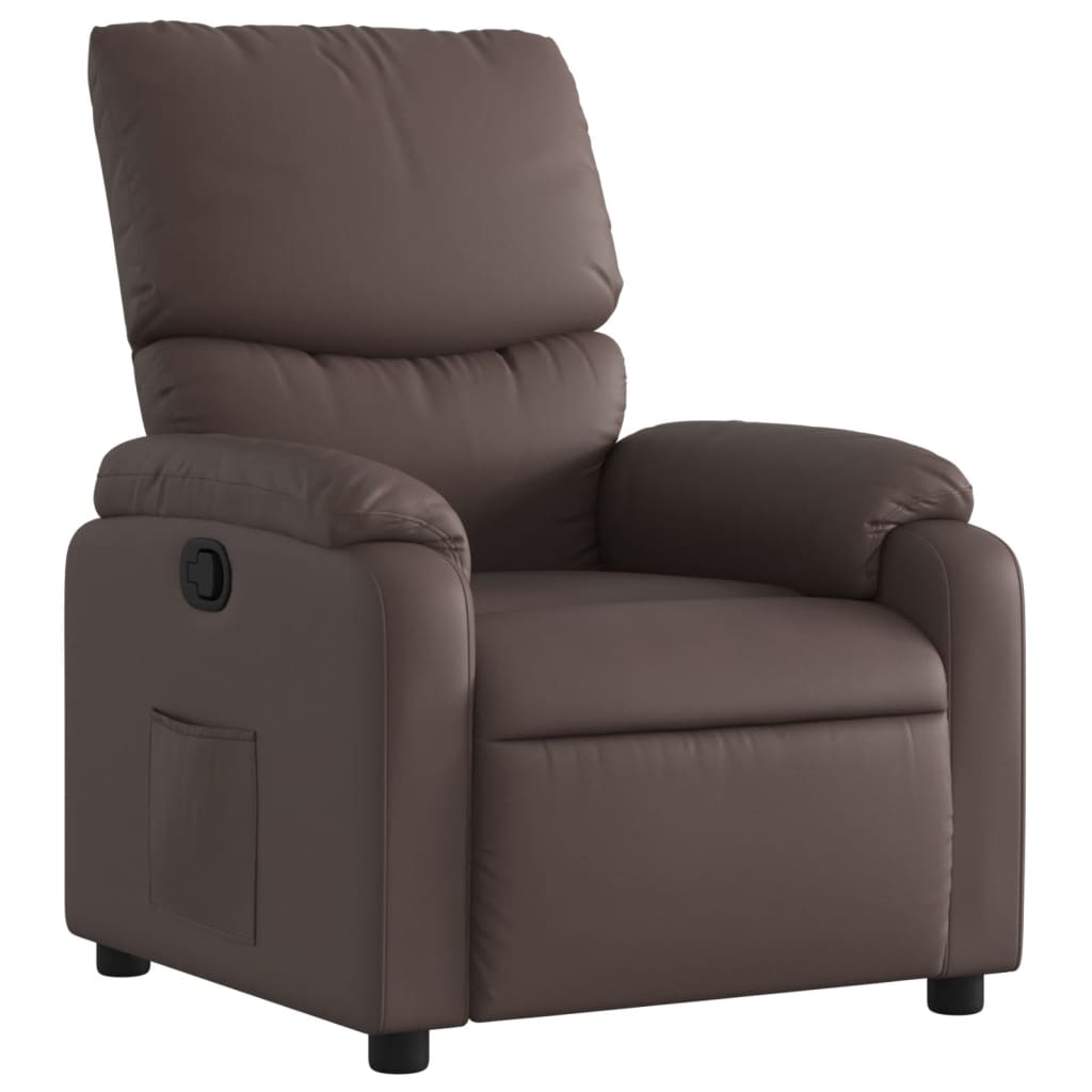 Fauteuil inclinable Marron Similicuir - XIOS