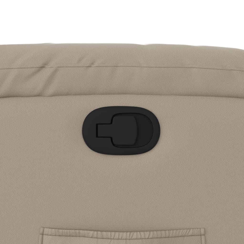 Fauteuil inclinable Cappuccino Similicuir - XIOS