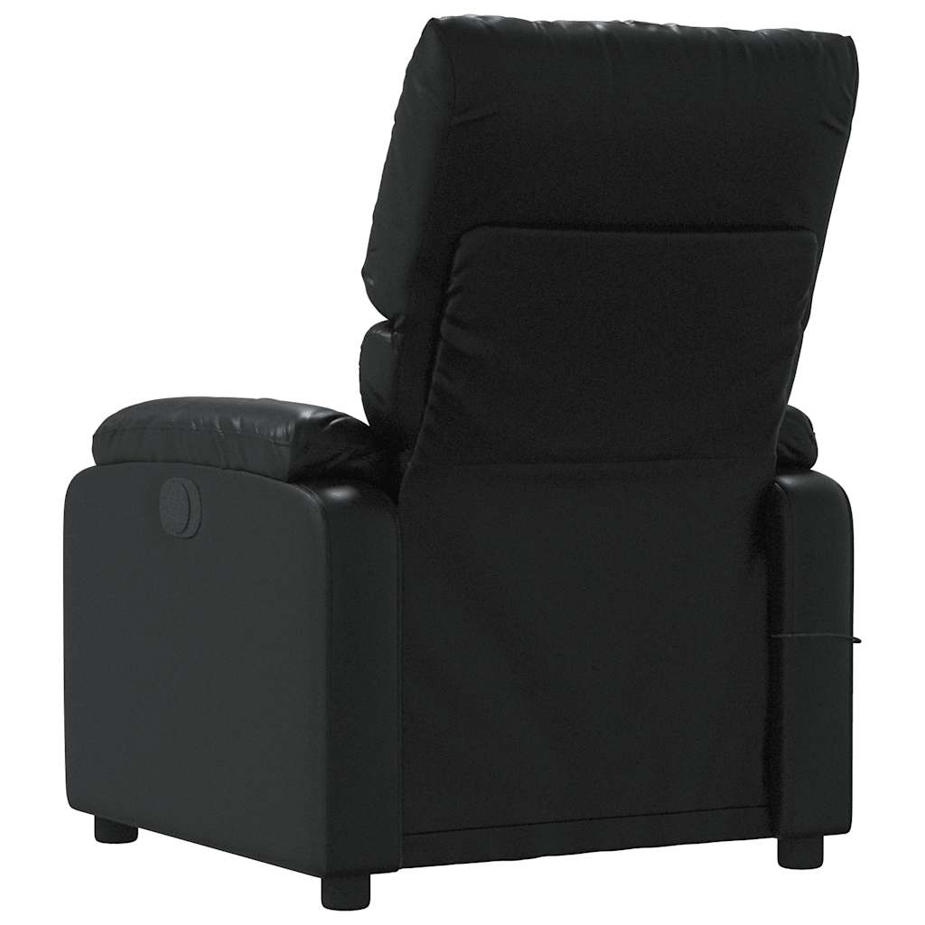 Fauteuil de massage inclinable Noir Similicuir - XIOS