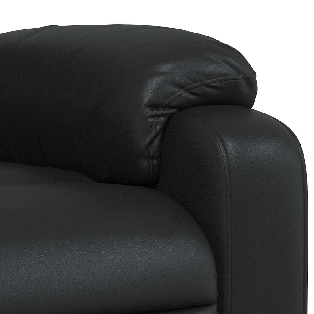 Fauteuil de massage inclinable Noir Similicuir - XIOS