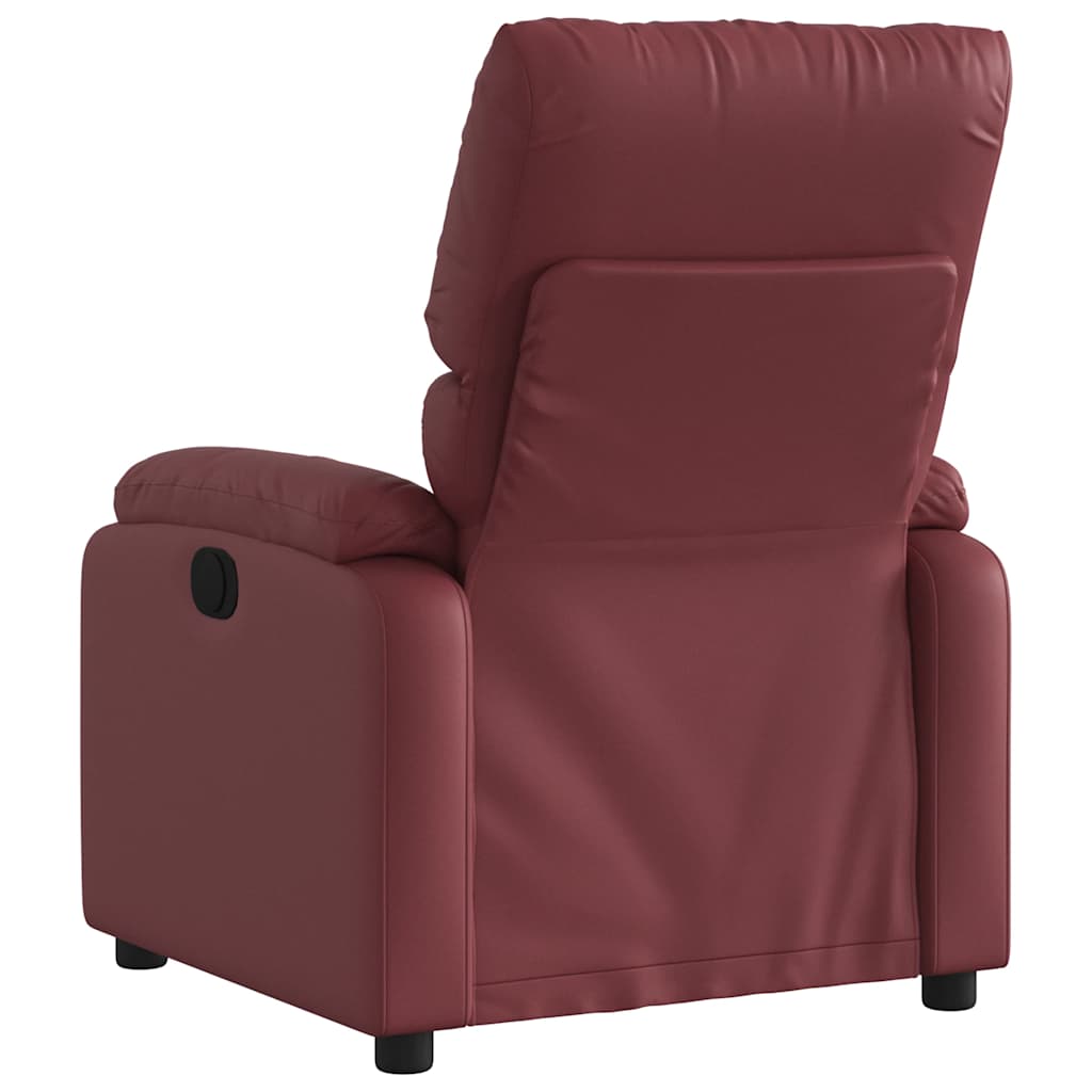 Fauteuil de massage inclinable Rouge bordeaux Similicuir - XIOS