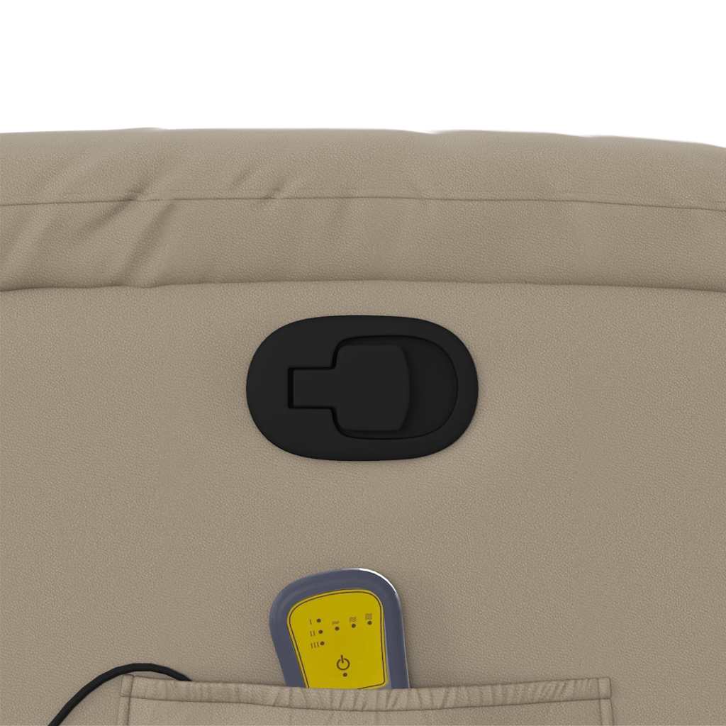 Fauteuil de massage inclinable Cappuccino Similicuir - XIOS