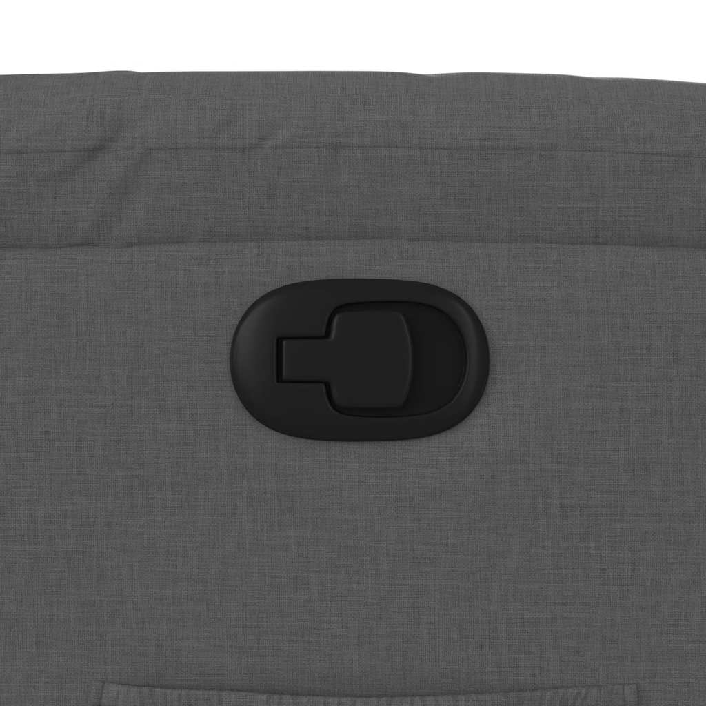 Fauteuil inclinable Gris foncé Tissu - XIOS