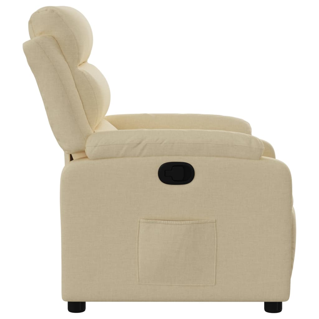 Fauteuil inclinable Crème Tissu - XIOS