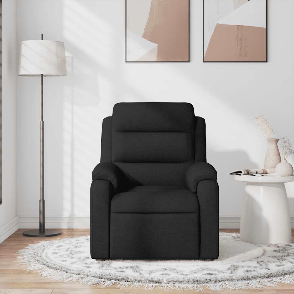 Fauteuil de massage inclinable Noir Tissu - XIOS