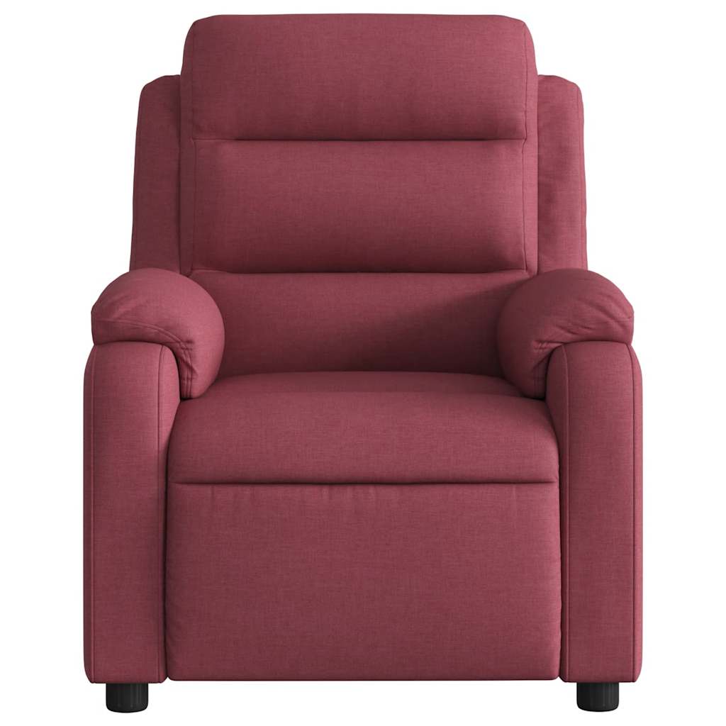 Fauteuil de massage inclinable Rouge bordeaux Tissu - XIOS
