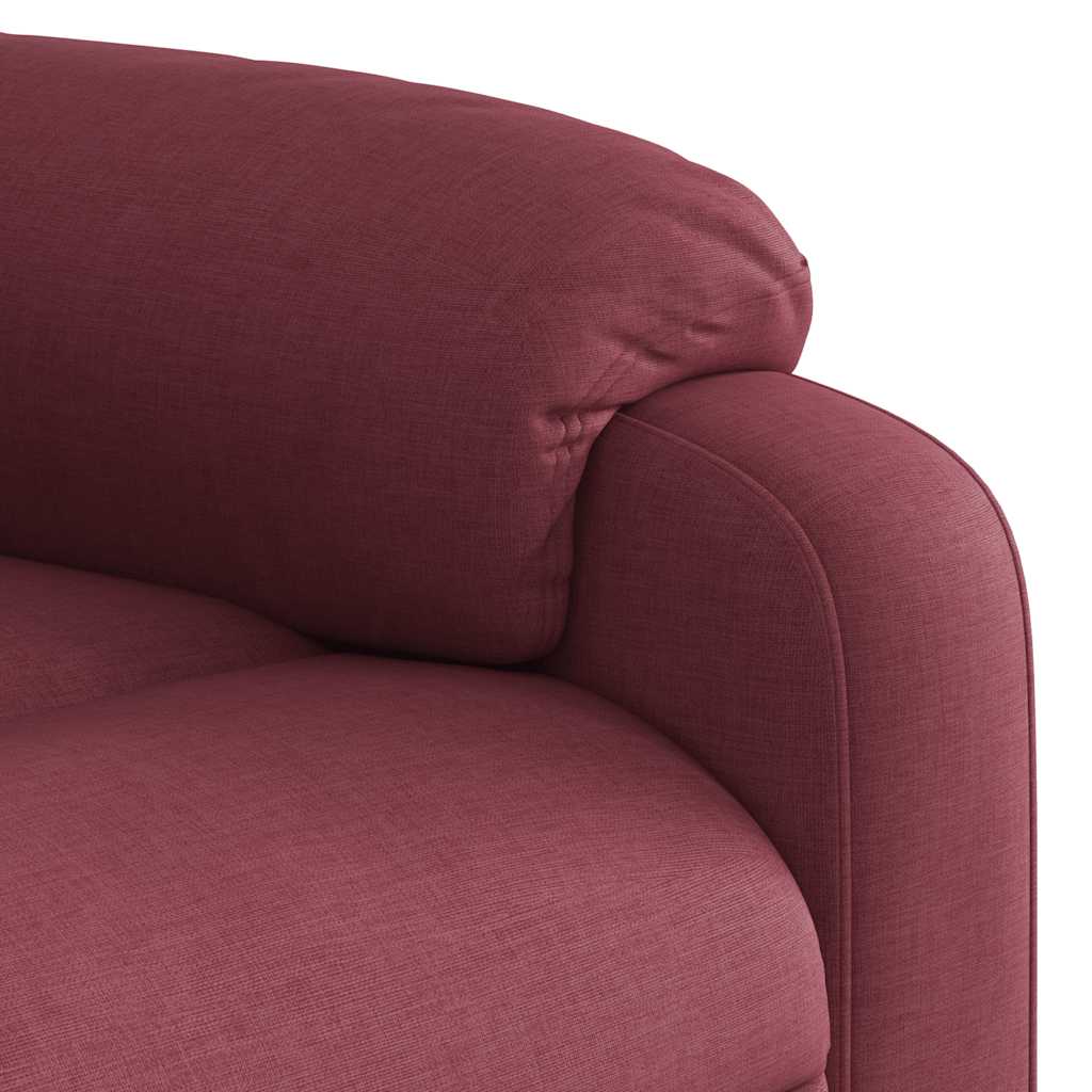 Fauteuil de massage inclinable Rouge bordeaux Tissu - XIOS