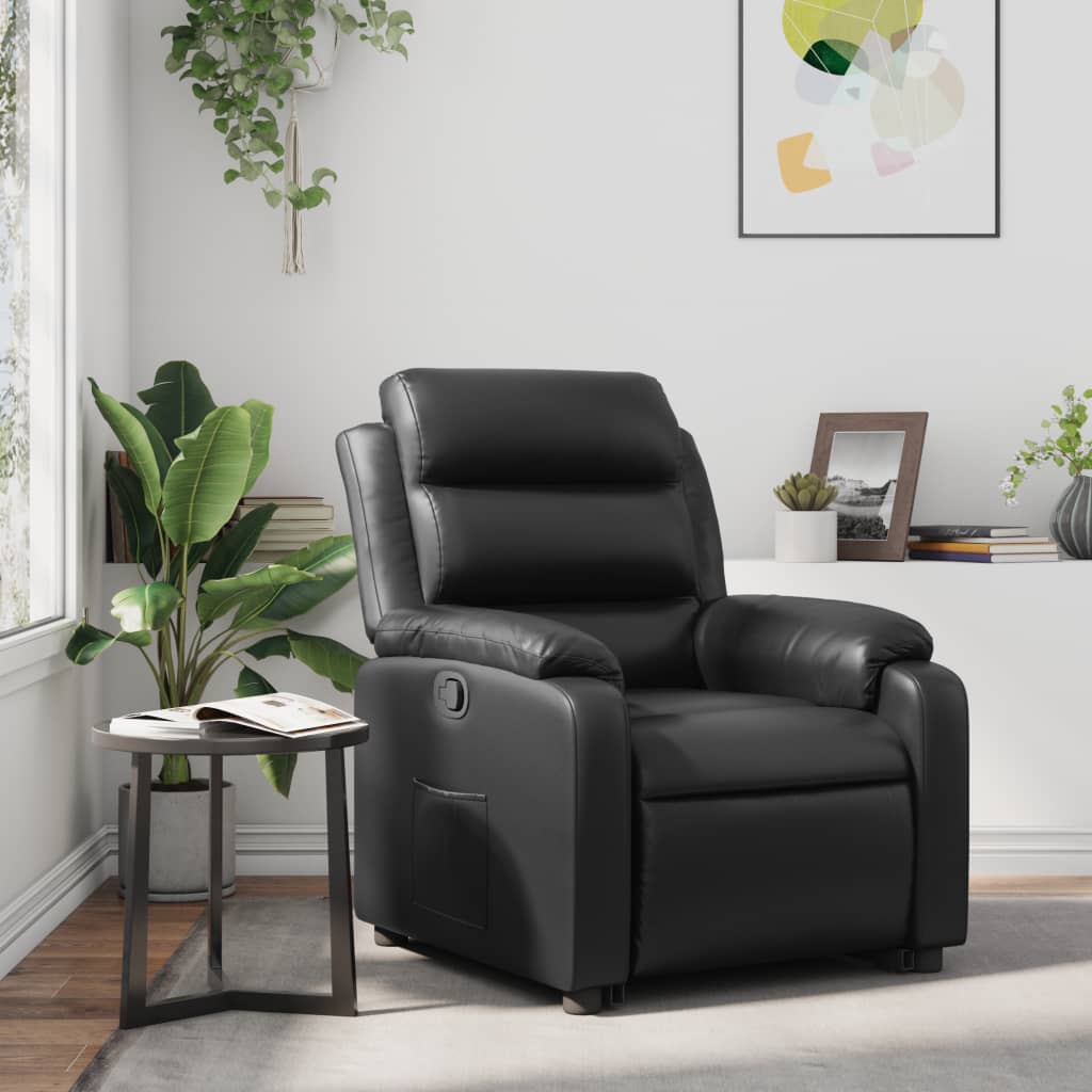Fauteuil inclinable Noir Similicuir - XIOS