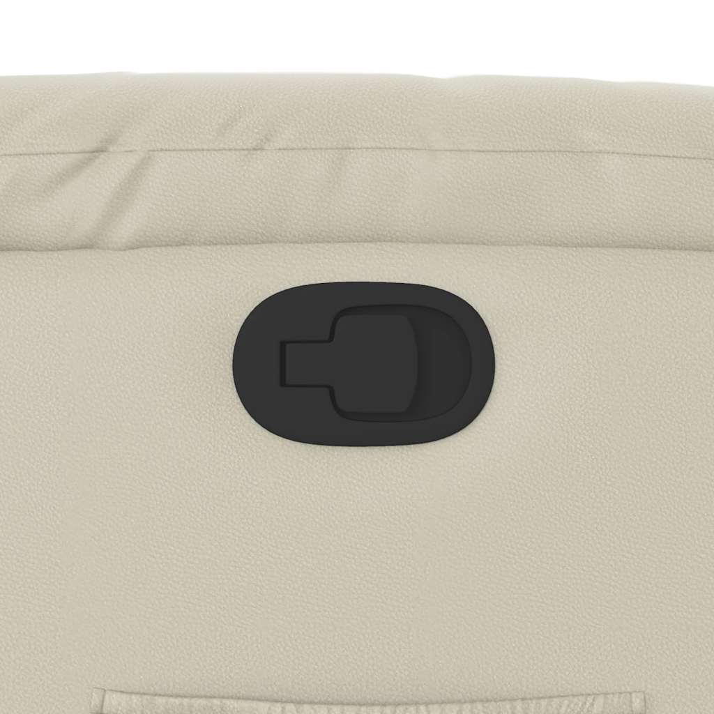 Fauteuil inclinable Crème Similicuir - XIOS