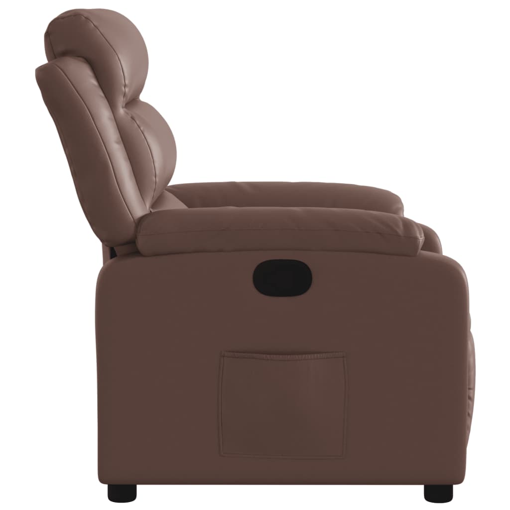 Fauteuil inclinable Marron Similicuir - XIOS