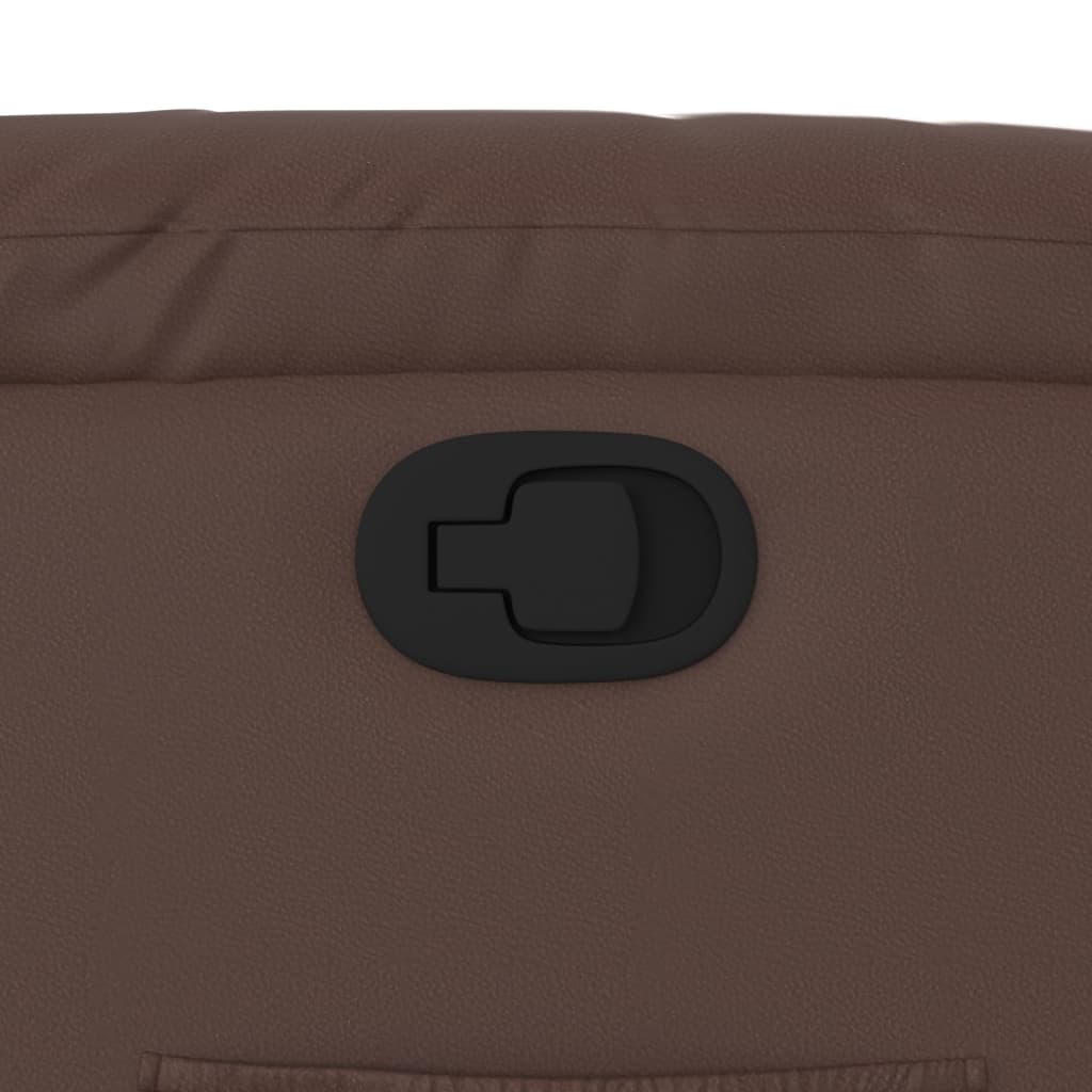 Fauteuil inclinable Marron Similicuir - XIOS