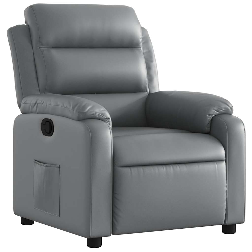 Fauteuil inclinable Gris Similicuir - XIOS