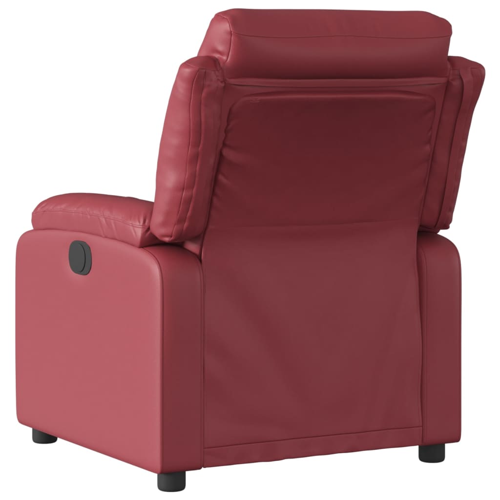 Fauteuil inclinable Rouge bordeaux Similicuir - XIOS