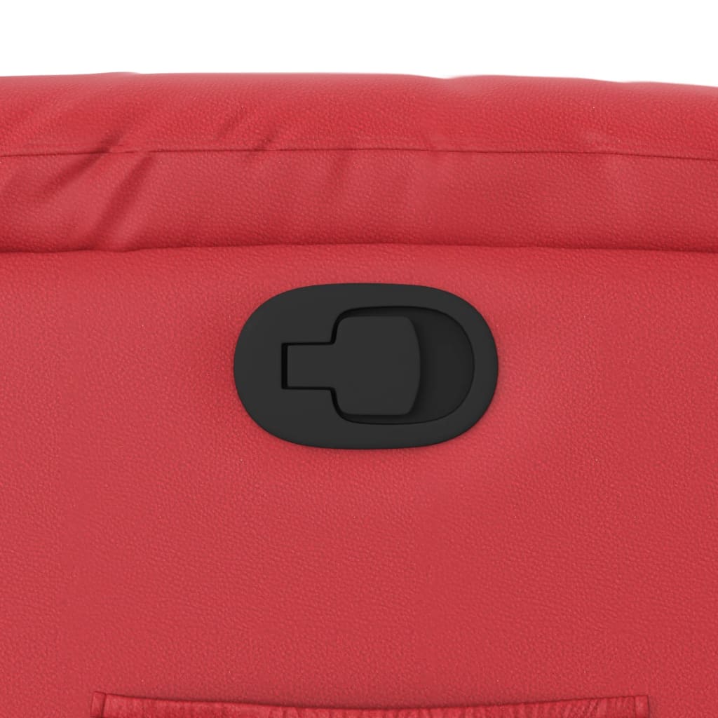 Fauteuil inclinable Rouge Similicuir - XIOS