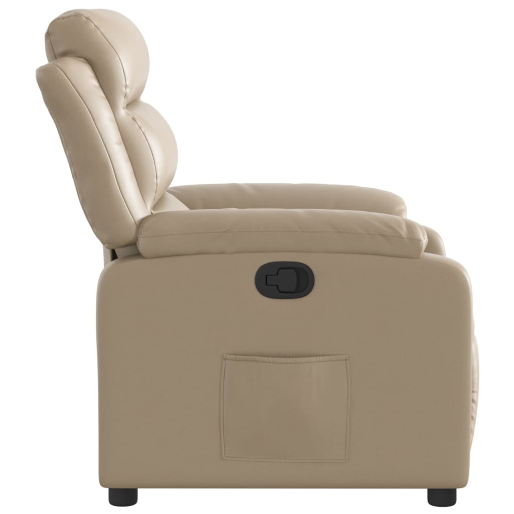 Fauteuil inclinable Cappuccino Similicuir - XIOS
