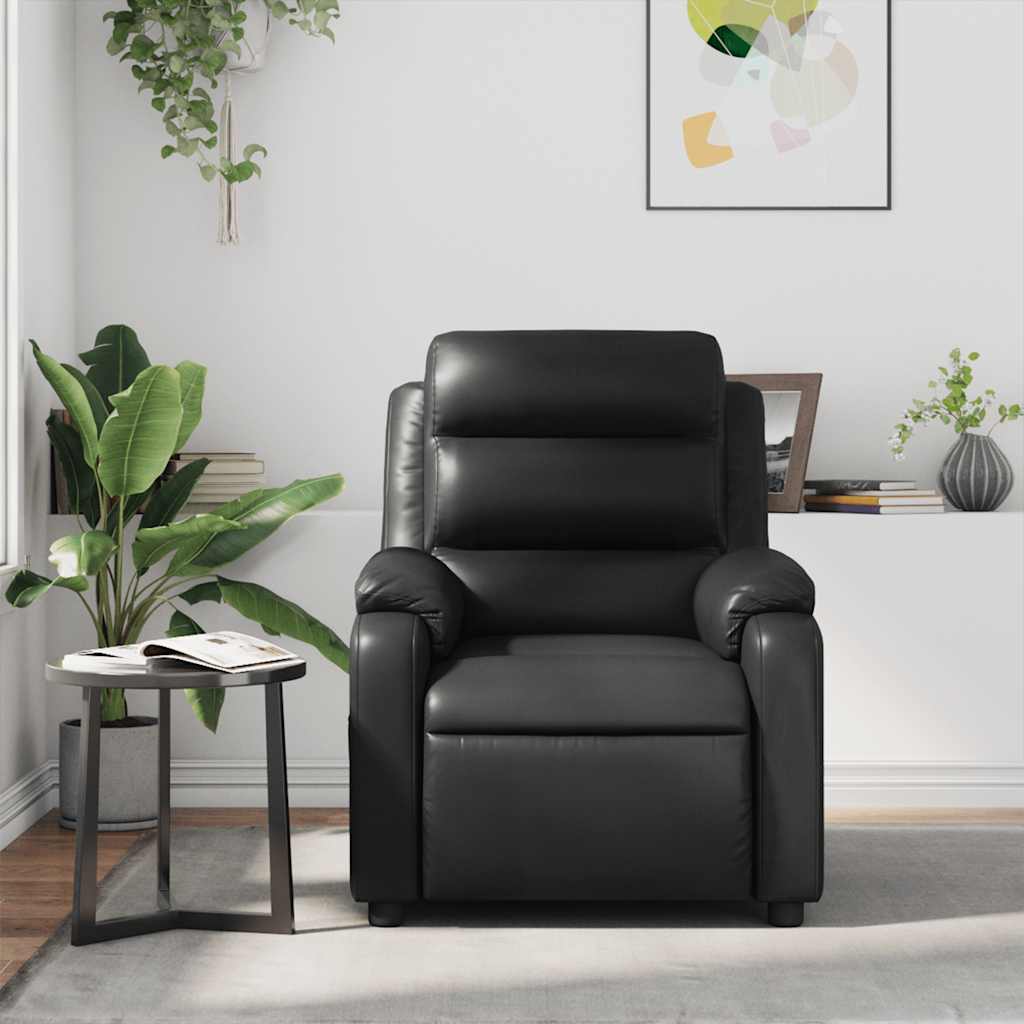 Fauteuil de massage inclinable Noir Similicuir - XIOS