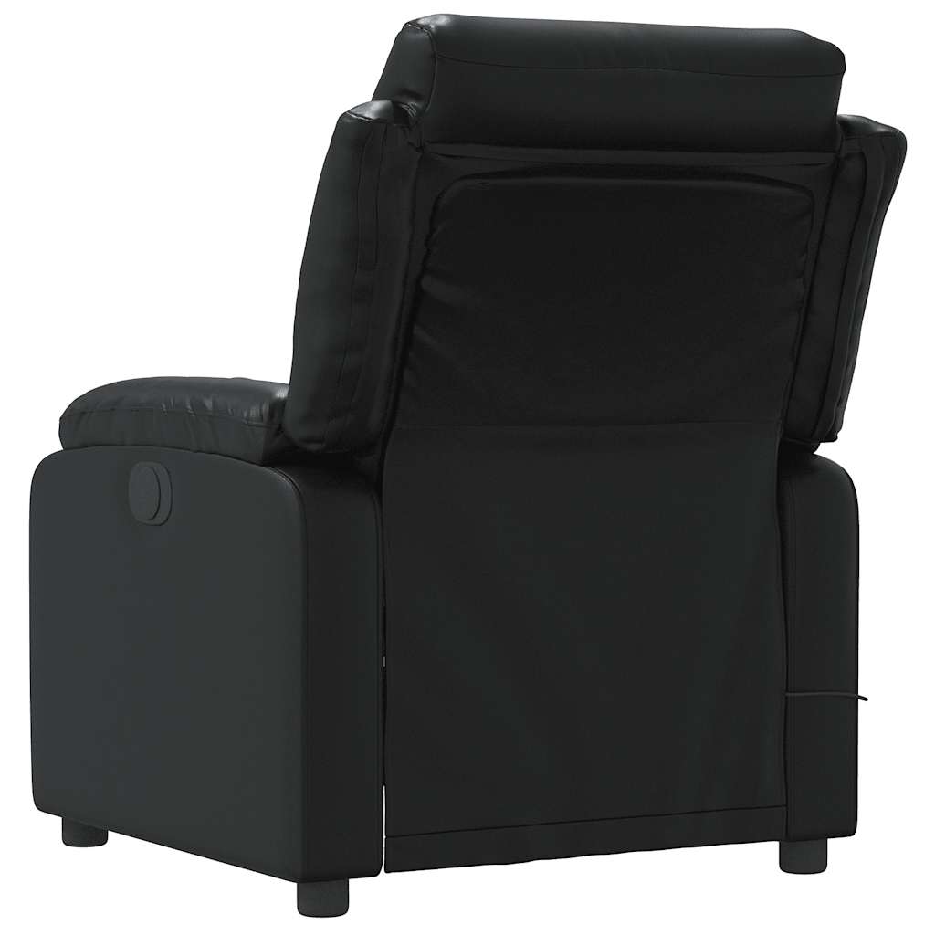 Fauteuil de massage inclinable Noir Similicuir - XIOS