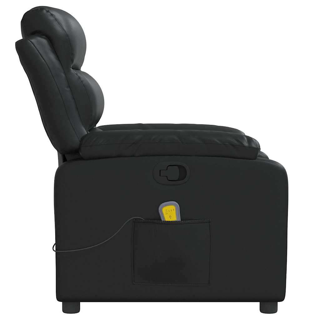 Fauteuil de massage inclinable Noir Similicuir - XIOS