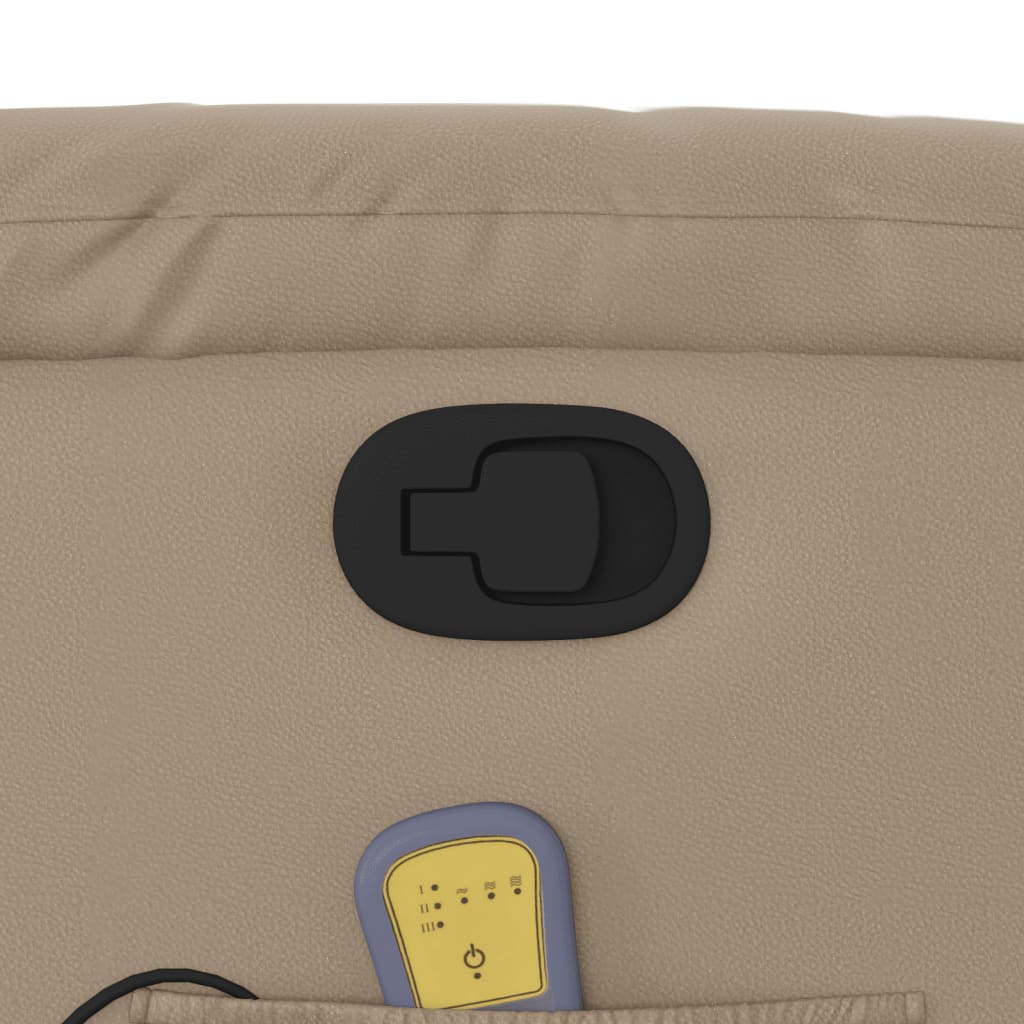 Fauteuil de massage inclinable Cappuccino Similicuir - XIOS