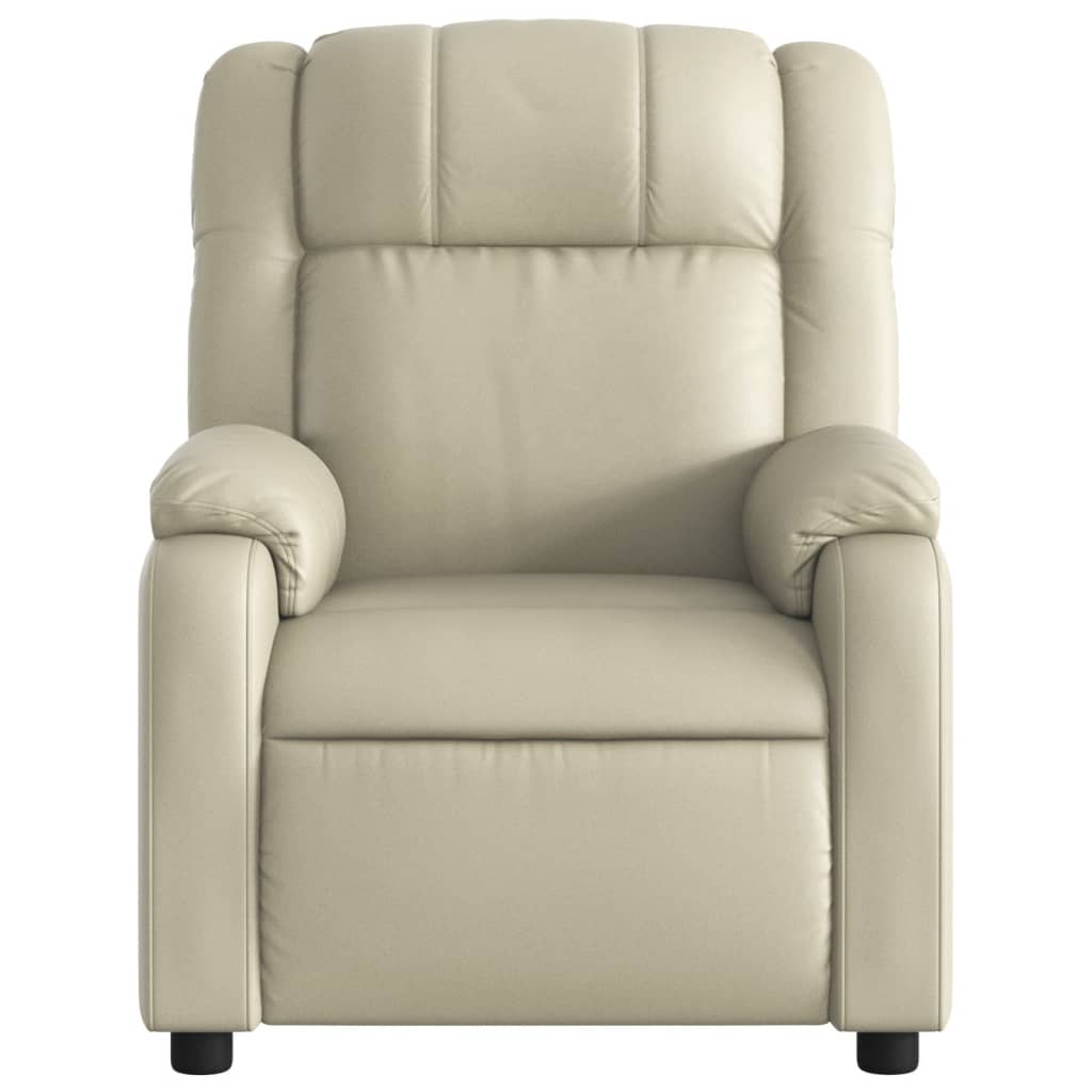Fauteuil inclinable Crème Similicuir - XIOS