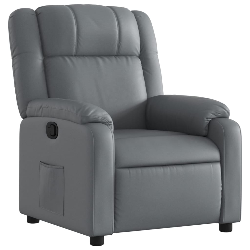 Fauteuil inclinable Gris Similicuir - XIOS