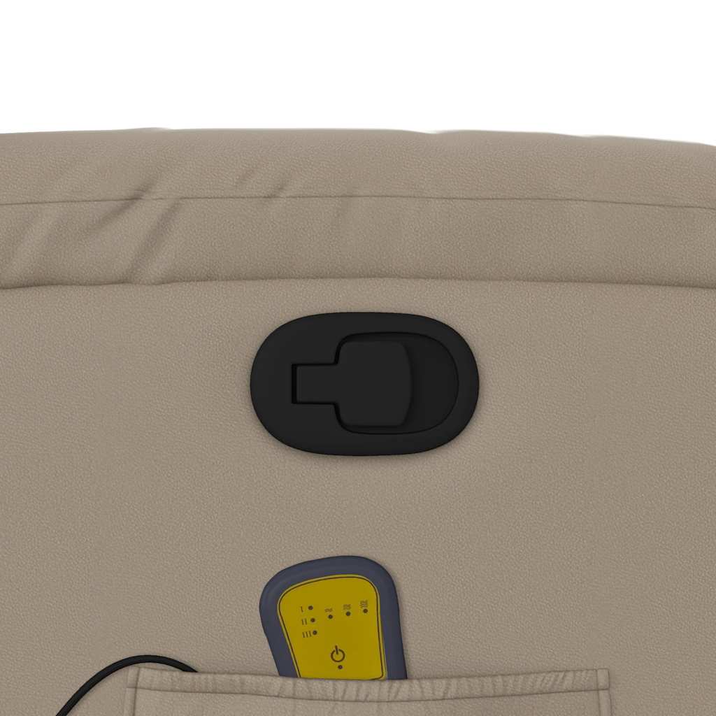 Fauteuil de massage inclinable Cappuccino Similicuir - XIOS