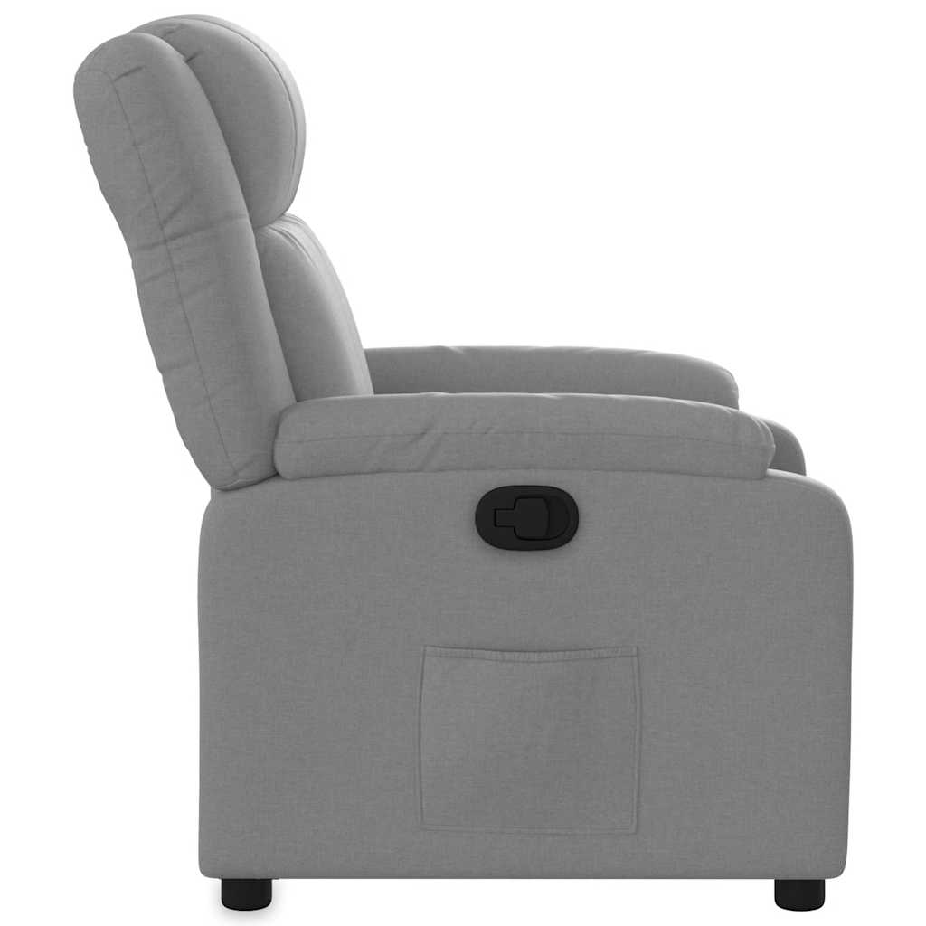 Fauteuil inclinable Gris clair Tissu - XIOS