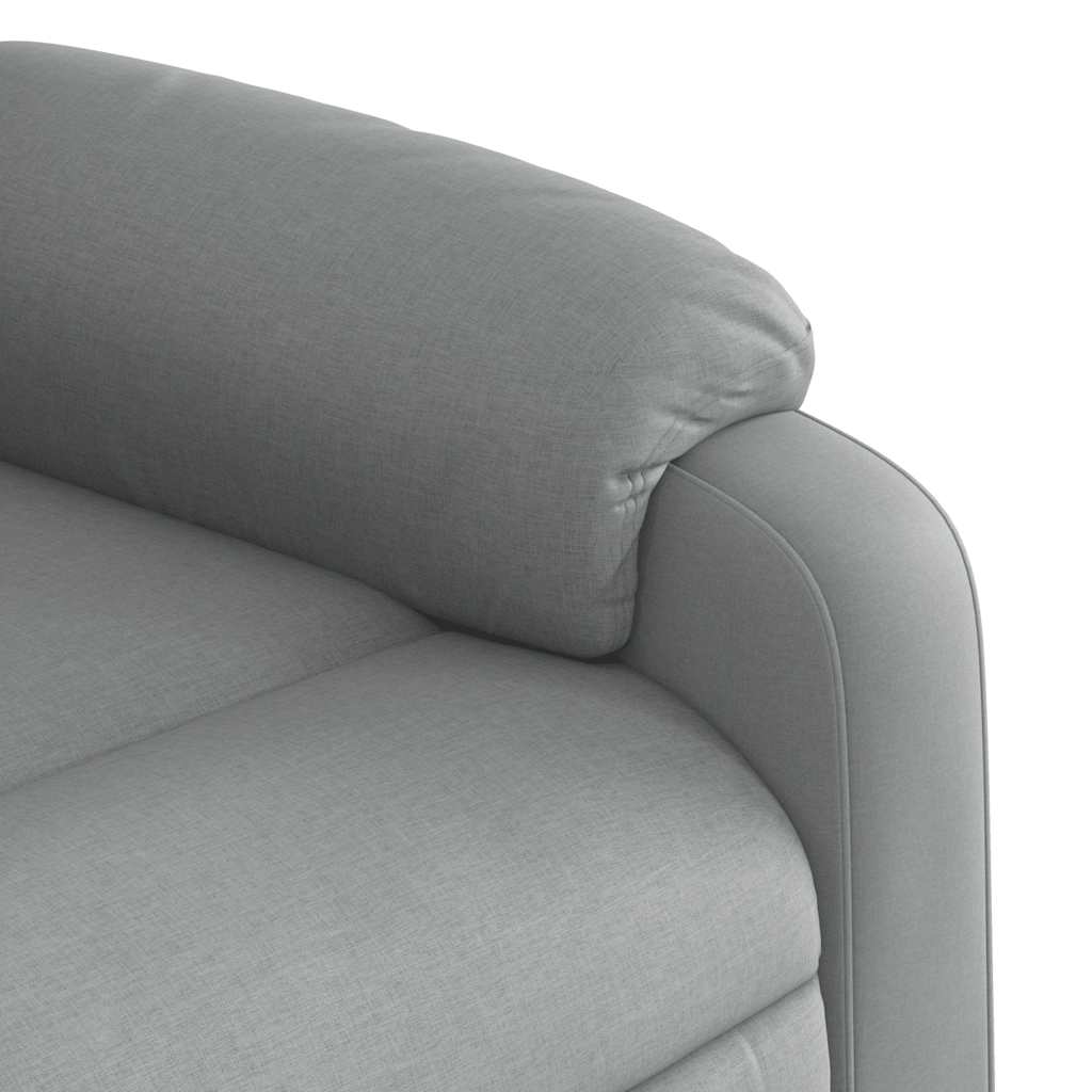 Fauteuil inclinable Gris clair Tissu - XIOS